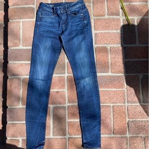 G-Staw Raw Midge zip Mid Skinny W28 L34